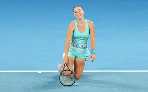 20-летняя москвичка выбила чемпионку Australian Open. Возняцки «угостили» скрытой «баранкой»