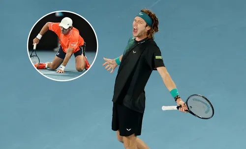 Рублёв поставил аборигена на колени. Теперь Австралия будет болеть за россиянина