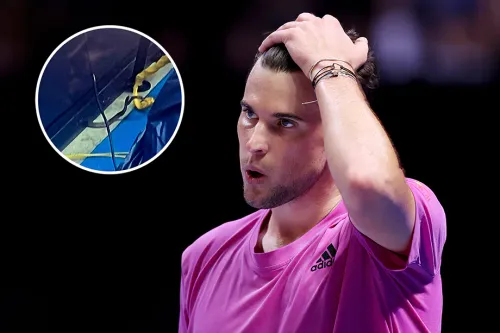 Змея выползла на теннисный корт. От испуга австриец выдал матч жизни