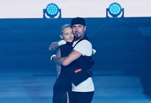 Костомаров на коньках, Авербух снова танцует с Анисиной! На юбилее Ильи плавился лёд