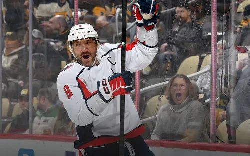 Гол русского хоккеиста праздновал весь Вашингтон. Овечкин был счастлив