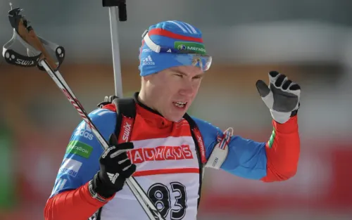 Украинец надругался над флагом России. Биатлонисты нашей сборной были в шоке