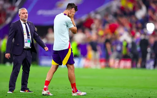 Охранник сломал звезду сборной Испании. Он просто врубился в колено капитана