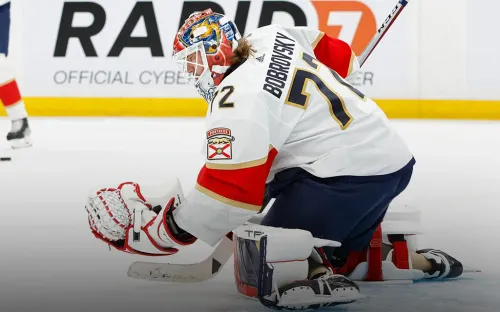 Бобровский готовится к новым подвигам. «Флорида» по праву фаворит в битве с «Бостоном»