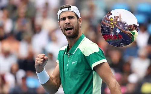 «Это подарок — орешки из Сибири, из России». Хачанова обожают болельщики