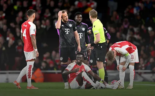 «Арсенал» и «Бавария» сыграли вничью. Битва отложена на ответный матч