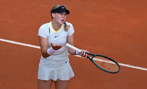 Дебют в Риме оказался провальным. Мирра вылетела с турнира в первый же день