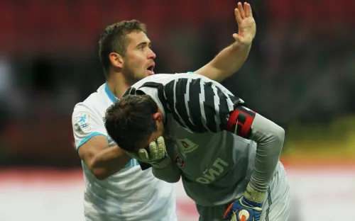 Доигрывал с переломами. Жуткое столкновение игрока «Зенита» с кипером «Спартака»