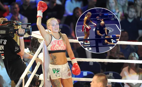 Претендент на нокаут года. Россиянка отправила соперницу в стратосферу