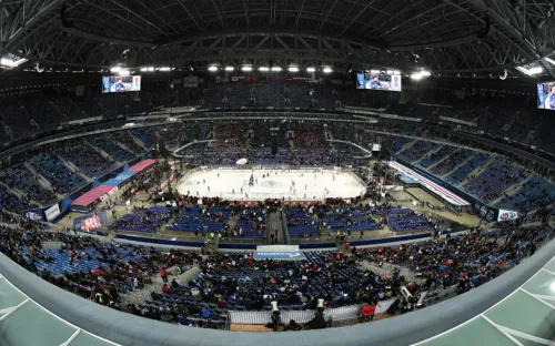 Хоккей на «Открытие Арене». «Спартак» и СКА сыграют «Русскую классику» на футбольном поле