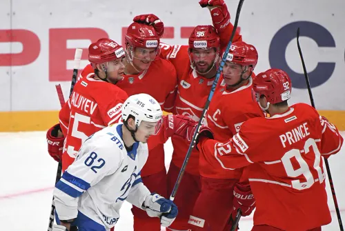 Абаскаль — фартовый. Хоккеисты «Спартака» обыграли «Динамо» на глазах испанца