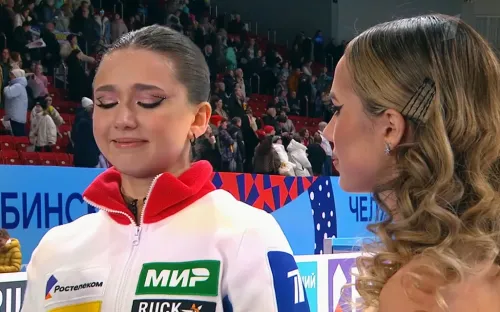 Валиева заплакала после вопроса Загитовой. Эмоции дня на ЧР по фигурному катанию