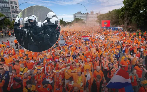 Полиция устроила стрельбу в Германии. Инцидент случился во время шествия фанатов на Евро