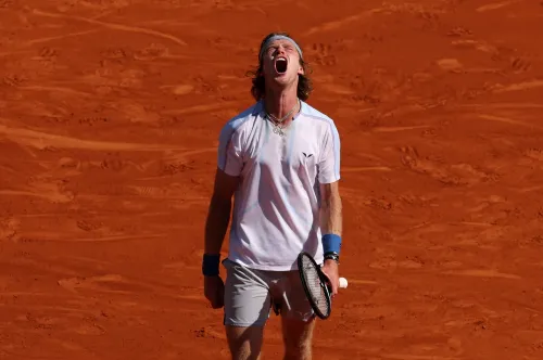 Рублев не выспался. Но русский мат и характер помогли затащить игру