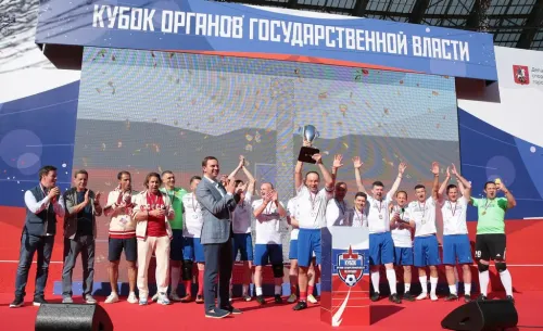 ПМЭФ-2023: в Лужниках разыграли футбольный Кубок органов госвласти